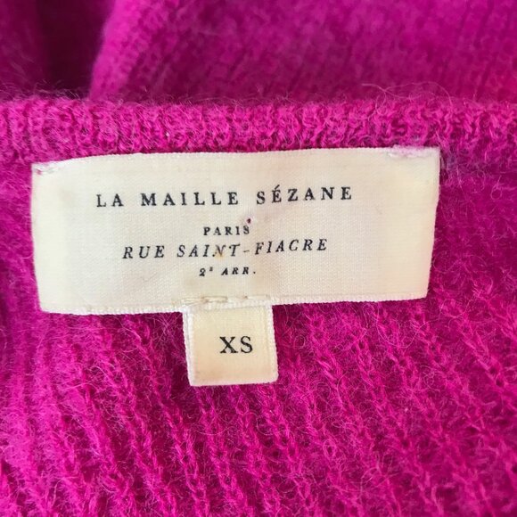 Sezane Pink Cardigan Sweater - Picture 6 of 7